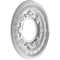 Ekena Millwork Baltimore PVC Medallion (Canopies up to 4 1/4"), 10"OD x 3 1/2"ID x 3/4"P, Bright Coat Chrome CMP10BABCR - alternate 2